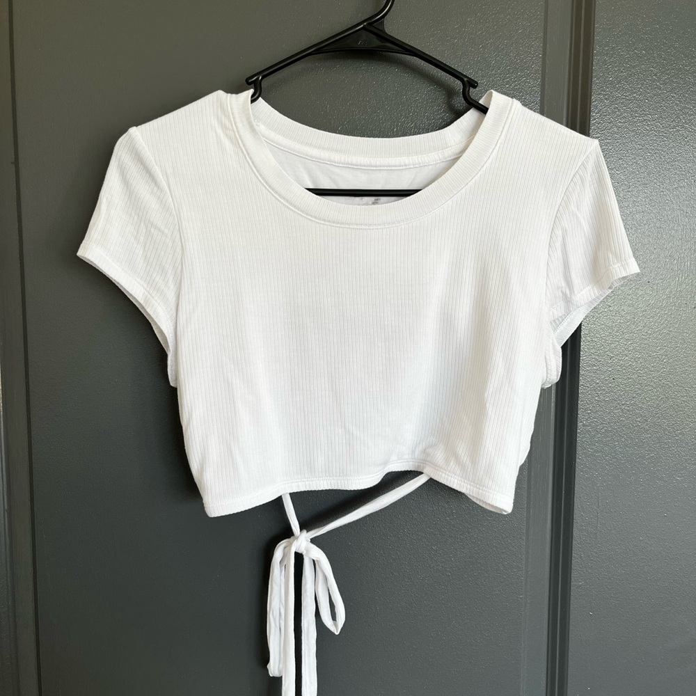 NWOT Aerie OFFLINE ribbed cropped t-shirt